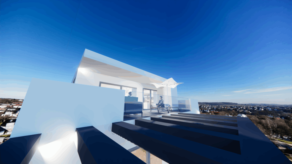 Beispielansicht Dachterrasse